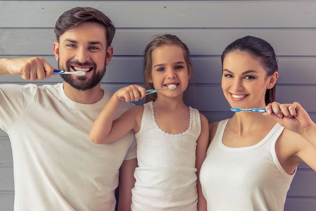 family and check up and clean appointment