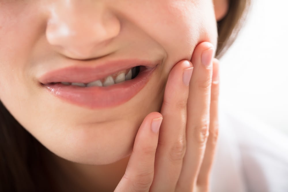 a patient experiencing a dental emergency